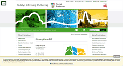 Desktop Screenshot of bip.powiatraciborski.pl